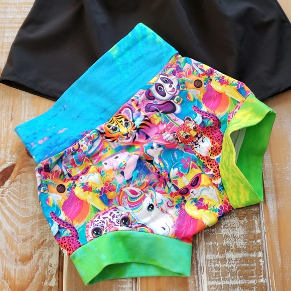 Boutique Lisa frank inspired handmade bummies - Picture 2 of 3